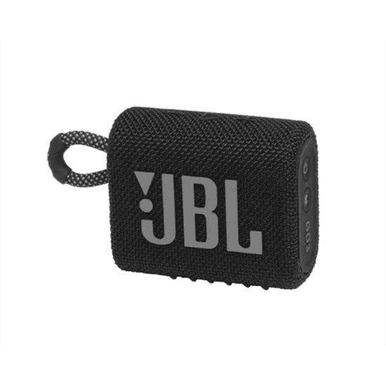 JBL GO 3 JBLGO3BLK, Bluetooth Hangszóró, Vízhatlan, Fekete (JBLGO3BLK)