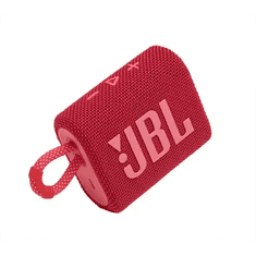 JBL GO 3 JBLGO3RED, Bluetooth Hordozható Hangszóró, Vízhatlan, Piros (JBLGO3RED)