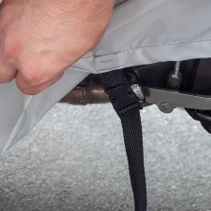 J&J Automotive Motorkerékpár burkolat csomagtartó védővel, (S méret)