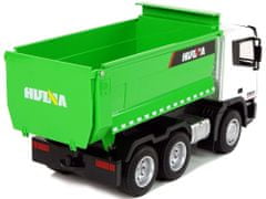 Lean-toys Távirányítású 1:18 Zöld Huina 2.4G emelő pótkocsi
