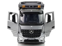 Lean-toys Mercedes Arocs fém billenős teherautó R/C alkalmazás E590-003