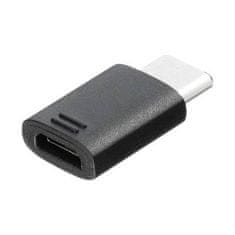 IZMAEL Adapter micro USB - USB-C - Fekete