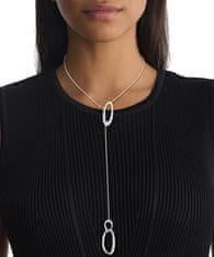 Calvin Klein Hosszú acél nyaklánc Sculptural 35000356