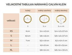Calvin Klein Merev aranyozott acél karkötő 35000313 (Méret 6 x 5,1 - XS)
