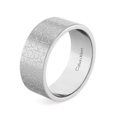 Calvin Klein Stílusos acél gyűrű férfiaknak Iconic 35000437 (Kerület 64 mm)