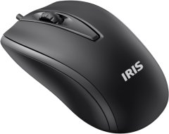 IRIS Kereskedőház E-15 USB vezetékes egér, fekete 