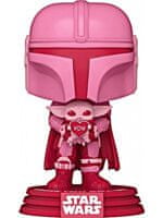 Figura Star Wars - The Mandalorian with Grogu Valentine (Funko POP! Star Wars 498)
