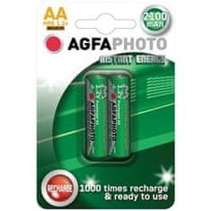 Agfaphoto előtöltött akkumulátorok 1.2V, AA, 2100mAh, buborékcsomagolás 2db
