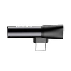 BASEUS CATL41-01 USB-C/3,5 mm-es csatlakozó fekete színben