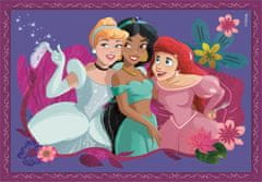 Clementoni Disney hercegnő puzzle 4 az 1-ben (12+16+20+24 darab)