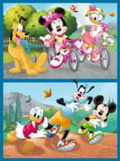 Trefl 3 az 1-ben Mickey és barátai készlet (2x puzzle + Pexe)