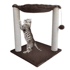 BB-Shop Barna kaparófa, macskafa | Szizál oszlopokon álló függőágy