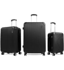 Aga Travel Bőröndkészlet MR4652 Fekete