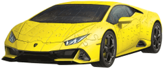 Ravensburger 3D Puzzle Lamborghini Huracan Evo, sárga, 108 darabos