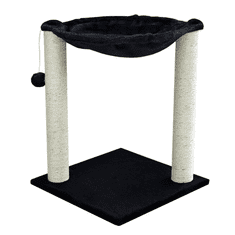 BB-Shop Fekete kaparófa, macskafa | Szizál oszlopokon álló függőágy