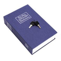 Timeless Tools Könyv alakú biztonsági doboz-kék