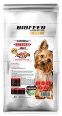 BIOFEED Euphoria Tenyészető Felnőtt Mini Miniatűr Fajtájú Felnőtt Kutyáknak Marhahússal 2kg