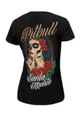 PitBull West Coast PitBull West Coast női Santa Muerte póló - fekete