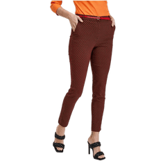 Orsay Fekete és piros női mintás nadrágok ORSAY_390303-330000 38