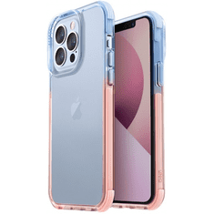 UNIQ Apple iPhone 13, Szilikon keret + műanyag hátlap, közepesen ütésálló, légpárnás sarok, Combat Duo, kék/rózsaszín (S62286)