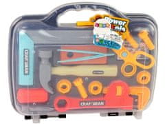 Lean-toys DIY készlet egy szerszámosládában gyerekeknek Kalapács