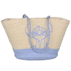 Disney Stitch Disney szalmából készült bevásárlótáska, szőtt táska