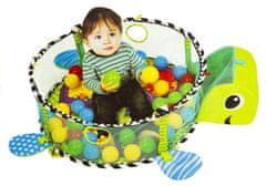 Lean-toys Baby Turtle Educational Mat 3in1 biliárdlabdák