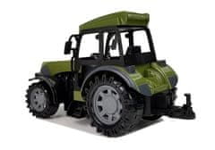 Lean-toys Zöld traktor szénabála pótkocsival távirányítású 2.4G