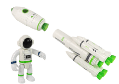Lean-toys Space Rocket Space Smoke Steam Steam Sound Light