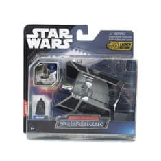 Star Wars Csillagok háborúja Micro Galaxy Squadron 13 cm-es jármű figurával - TIE Advanced + Darth Vader