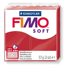 FIMO "Soft" gyurma 57g égethető karácsonyi piros (8020-2 P) (8020-2 P)