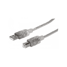 Manhattan USB 2.0 A-B M/M összekötő kábel 1.8m (333405) (333405)