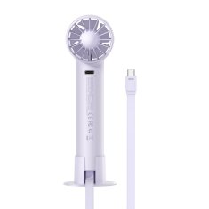 BASEUS Flyer Turbine kézi/ asztali ventilátor 4000mAh + kábel USB-C, lila
