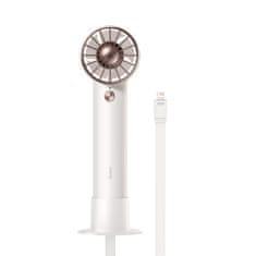 BASEUS Flyer Turbine kézi/ asztali ventilátor 4000mAh + kábel USB-C, fehér