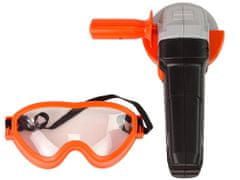 Lean-toys Kézi köszörűkészlet Akkumulátoros védőszemüveg