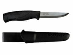 Morakniv 13159 Companion HD Black (S) kültéri kés 10,4 cm, fekete, elasztomer, műanyag tok