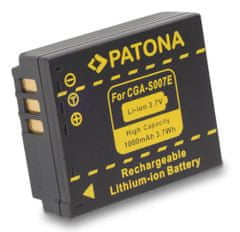 PATONA akkumulátor Panasonic CGA-S007E Li-Ion 3.6V 1000mAh akkumulátorhoz Panasonic CGA-S007E Li-Ion 3.6V 1000mAh