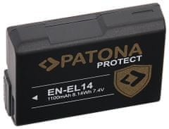 PATONA akkumulátor Nikon EN-EL14 1100mAh Li-Ion Protect Nikon EN-EL14 1100mAh Li-Ion Protect akkumulátorhoz