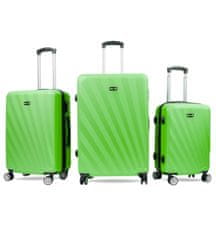 Aga Travel Bőröndkészlet MR4653 Zöld