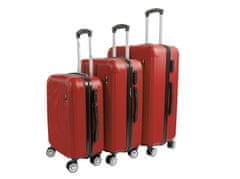 Aga Travel Bőröndkészlet MR4652 Piros