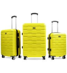 Aga Travel Bőröndkészlet MR4658 Sárga