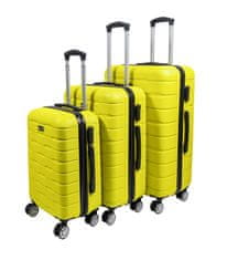 Aga Travel Bőröndkészlet MR4658 Sárga
