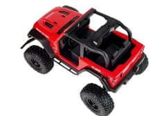 Lean-toys 2.4G piros távirányítású dzsip terepjáró autó