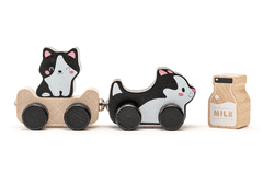 Lean-toys Wise Cat Milk fa játék 15450