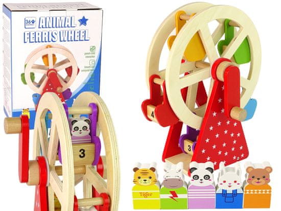 Lean-toys Forgó fa óriáskerék figurák