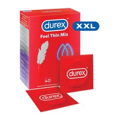 Durex Óvszerek Feel Thin MIX, 40 db