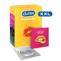 Durex Pleasure MIX óvszer, 40 db