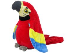 Lean-toys Interaktív beszélő vörös papagáj szavak ismétlése