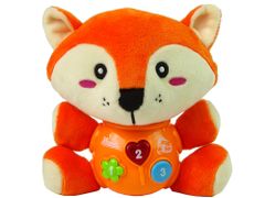 Lean-toys Interaktív oktatási narancssárga róka hangos altatódal dallamok