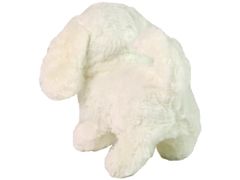 Lean-toys Interaktív fehér kutya kabalafigura sétál, mozog, farok hangja